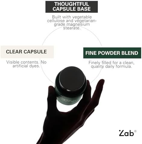 Suplemento de Algas de Calcio ZAB a Base de Plantas, con Vitamina D3 y K2 MK7, Complejo de Magnesio y Calcio para la Salud Ósea Diaria, 90 Cápsulas, - imagen 6