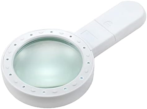 Lupa con Luz, Lupa de Mano 30X Grande para Leer, Lupa Iluminada para Personas Mayores, Degeneración Macular, Monedas, Joyería - imagen 8
