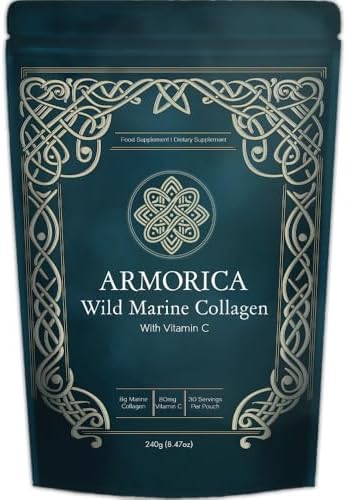 Polvo de Colágeno Marino con Vitamina C – Hidrolizado para Óptima Absorción | Sin Sabor y Se Disuelve Fácilmente | No GMO y Libre de Microplásticos | - imagen 1
