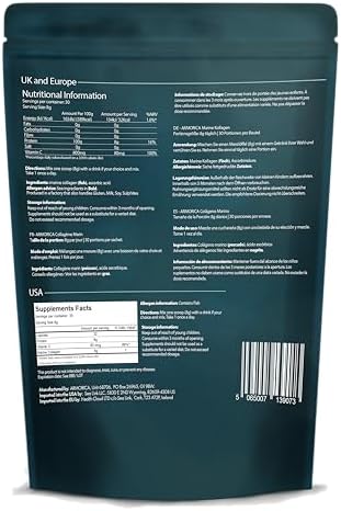 Polvo de Colágeno Marino con Vitamina C – Hidrolizado para Óptima Absorción | Sin Sabor y Se Disuelve Fácilmente | No GMO y Libre de Microplásticos | - imagen 2