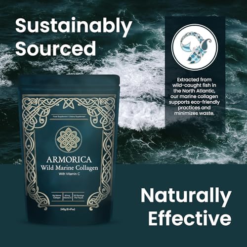 Polvo de Colágeno Marino con Vitamina C – Hidrolizado para Óptima Absorción | Sin Sabor y Se Disuelve Fácilmente | No GMO y Libre de Microplásticos | - imagen 7
