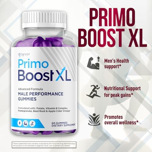 Gomitas Primo Boost XL, Gomitas Oficiales con Ingredientes Naturales, Fórmula Avanzada de Salud y Bienestar con Vitaminas para un Estilo de Vida - imagen 5