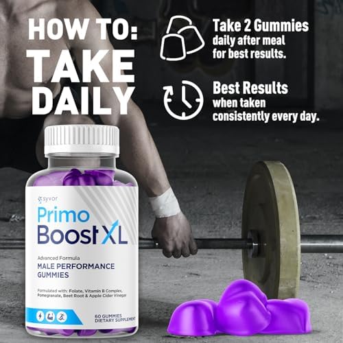 Gomitas Primo Boost XL, Gomitas Oficiales con Ingredientes Naturales, Fórmula Avanzada de Salud y Bienestar con Vitaminas para un Estilo de Vida - imagen 6
