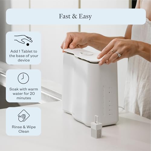 Tabletas Limpiadoras VITRUVI para Difusores y Humidificadores | Elimina Manchas y Residuos, Previene Acumulación, Mejora Rendimiento | Fácil de Usar - imagen 2