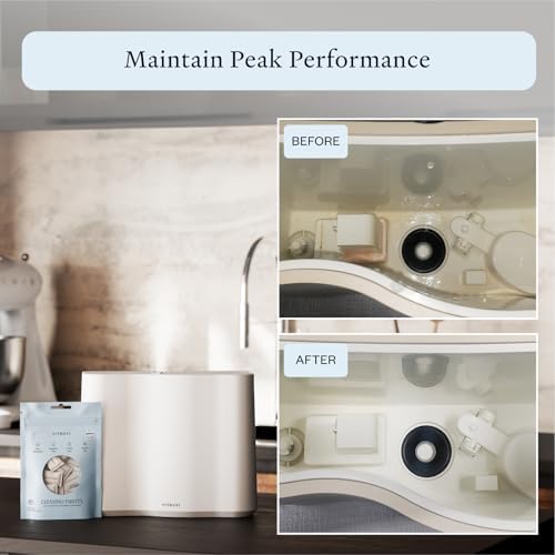Tabletas Limpiadoras VITRUVI para Difusores y Humidificadores | Elimina Manchas y Residuos, Previene Acumulación, Mejora Rendimiento | Fácil de Usar - imagen 4
