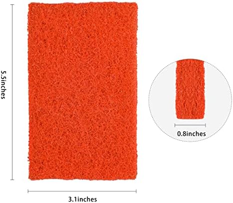 Fibras de Limpieza para Plancha Blackstone, Estropajos No Rayantes, 22 Almohadillas + Mango, Ideal para Baño, Piscina y Azulejos de Ducha - imagen 7