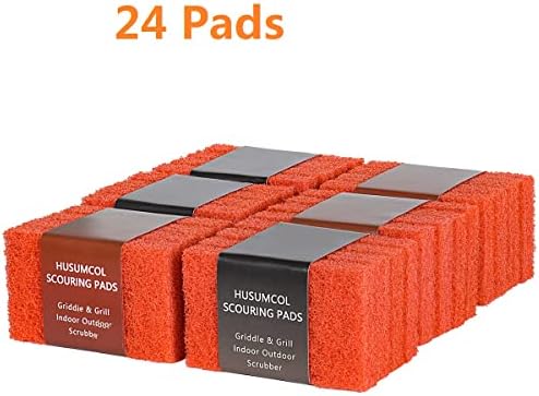 Fibras de Limpieza para Plancha Blackstone, Estropajos No Rayantes, 22 Almohadillas + Mango, Ideal para Baño, Piscina y Azulejos de Ducha - imagen 8