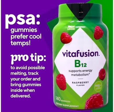 Vitafusion B-12 1000 mcg 140 Cápsulas (Paquete de 2) - imagen 7