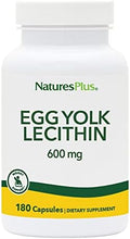 Lecitina de Yema de Huevo NaturesPlus - 600 mg, 180 Cápsulas - Libre de Soja y Gluten - 90 Porciones - imagen 1