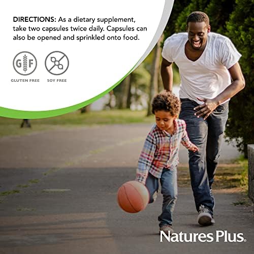 Lecitina de Yema de Huevo NaturesPlus - 600 mg, 180 Cápsulas - Libre de Soja y Gluten - 90 Porciones - imagen 6
