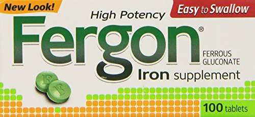Suplemento de Hierro Fergon, Tabletas, 100 Contenido (Paquete de 3) - imagen 4