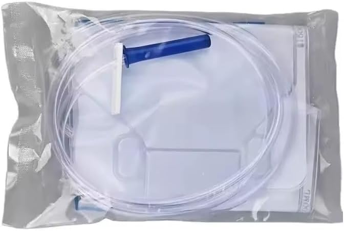 Set de Bolsas de Enema Desechables de 1500 ml, Tubo de 60 Pulgadas y Pinza para Limpieza de Colon (Paquete de 4) - imagen 5