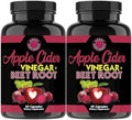Cápsulas de Vinagre de Sidra de Manzana y Polvo de Remolacha Angry Supplements, 1000mg por Porción, 60ct, Paquete de 2 (Total 120ct) - imagen 1