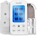Electroestimulador iHealth Dual-Channel TENS, Alivio Personalizado para Dolor de Espalda, Hombros, Cuello y Ciática - 24 Modos, 15 Intensidades, - imagen 1