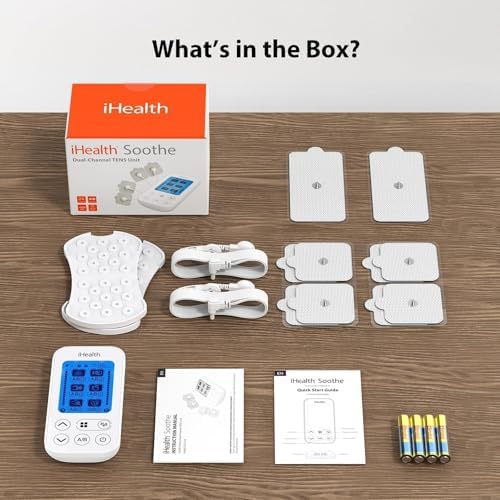 Electroestimulador iHealth Dual-Channel TENS, Alivio Personalizado para Dolor de Espalda, Hombros, Cuello y Ciática - 24 Modos, 15 Intensidades, - imagen 8