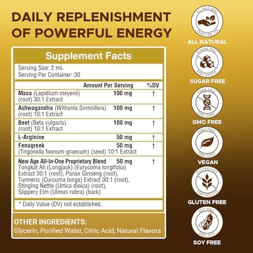 Gotas Líquidas de Raíz de Maca JUYIHEAL 10 en 1, con Ashwagandha, Ortiga, Fenogreco, Remolacha y L-Arginina - Suplemento de Maca para Bienestar - imagen 7