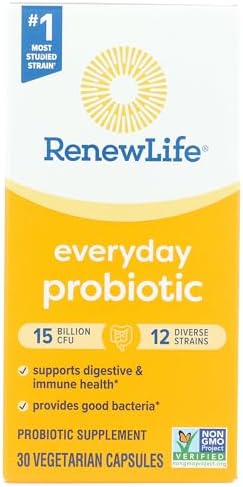 Cápsulas Probióticas Renew Life Everyday, Suplemento Diario para Salud Urinaria, Digestiva e Inmunológica, 15 Mil millones CFU, 30 piezas - imagen 1