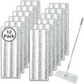 Paquete de 12 Almohadillas de Microfibra Reutilizables y Lavables para Trapeadores JOYMOOP, Libman, Oshang y la mayoría de trapeadores planos de 13X5 - imagen 1