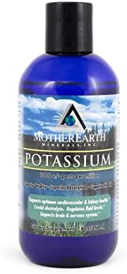 Suplemento Líquido de Potasio Ionic de Mother Earth Minerals, Alta Absorción, Gotas de Minerales de Potasio para Equilibrio Electrolítico, - imagen 1