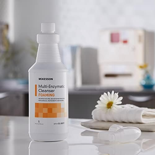 Limpiador Multi-Enzimático McKesson para Instrumentos Quirúrgicos y Equipos de Salud, 32 oz [Paquete de 1] Espumoso, Lluvia Fresca - imagen 6