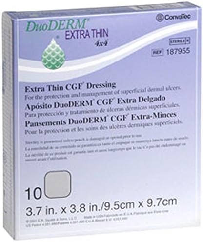 DRESSING DUODERM CGF Extra Fino, 4 x 4, Paquete de 10 Unidades - imagen 1
