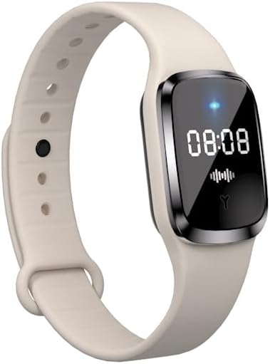 Pulsera Repelente de Mosquitos Ultrasónica Ajustable de Silicona para Niños y Adultos - Natural y No Tóxica (1 Paquete M2 Reloj Beige) - imagen 1