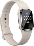Pulsera Repelente de Mosquitos Ultrasónica Ajustable de Silicona para Niños y Adultos - Natural y No Tóxica (1 Paquete M2 Reloj Beige) - imagen 1