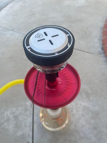 Tazón Premium SZ SafePak para Hookah – Dispositivo de Gestión de Calor de Vidrio y Aluminio, Duradero y Fácil de Limpiar - imagen 8