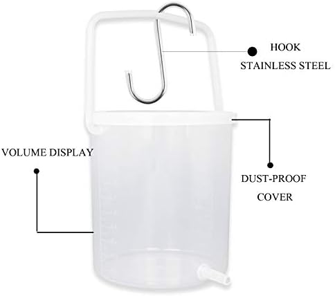 Kit de Enema TopQuaFocus de 2 Cuartos con Antirretorno, Set de Limpieza de Colon BPA Libre con 6 Puntas, Ideal para Hombres y Mujeres, Calidad Premium - imagen 3