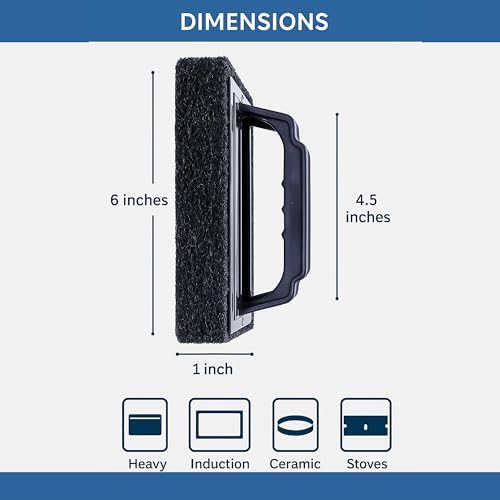 Limpiador para Estufas de Vidrio - Kit con Líquido Limpiador, Raspador y Cepillo para Cerámica, Gas e Inducción. Elimina Grasas y Manchas (13 Piezas) - imagen 7
