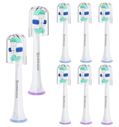 Cabezas de Repuesto OLINS KAKO para Philips Sonicare, Compatible con Cepillos de Dientes Philips Sonicare, Paquete de 8 unidades - imagen 1