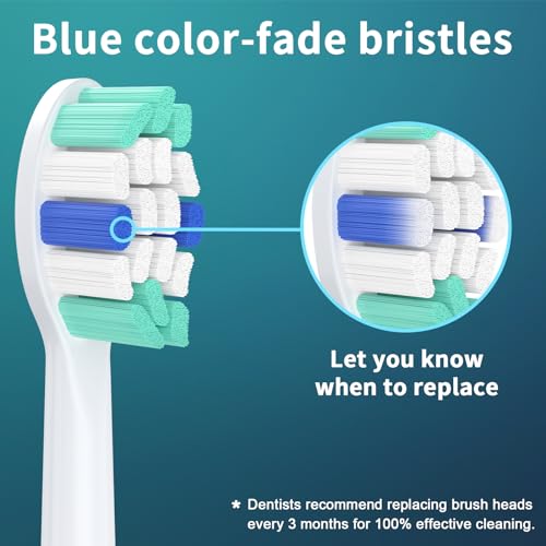 Cabezas de Repuesto OLINS KAKO para Philips Sonicare, Compatible con Cepillos de Dientes Philips Sonicare, Paquete de 8 unidades - imagen 5
