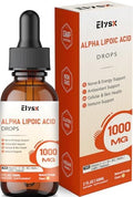 Elysx Gotas Líquidas de Ácido Alfa Lipoico 1000mg, Suplemento ALA para Soporte Nervioso y Antioxidante con Biotina, Sabor Naranja Natural, 2FL OZ - imagen 1