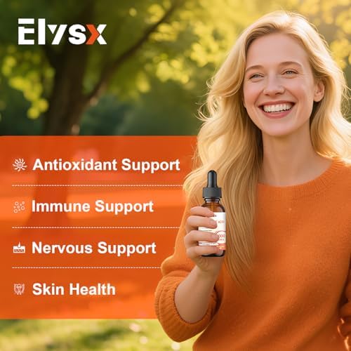 Elysx Gotas Líquidas de Ácido Alfa Lipoico 1000mg, Suplemento ALA para Soporte Nervioso y Antioxidante con Biotina, Sabor Naranja Natural, 2FL OZ - imagen 4