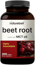 Extracto de Remolacha NatureBell – 300 Cápsulas Blandas | Apoya la Salud Cardiaca y Producción de Óxido Nítrico* | Cápsulas de Remolacha de Máxima - imagen 1