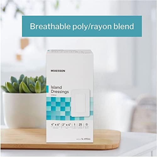 Venda de Apósitos Estériles McKesson, Polipropileno/Rayon, 4 x 6 pulgadas, 25 piezas, 1 paquete - imagen 2