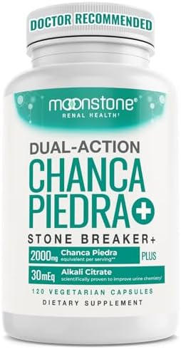 Chanca Piedra Stone Breaker, Suplemento Natural para Limpiar Riñones, Detox Urinario, 120 Cápsulas Veganas, Suministro para 30 Días, Sin Azúcar - imagen 1