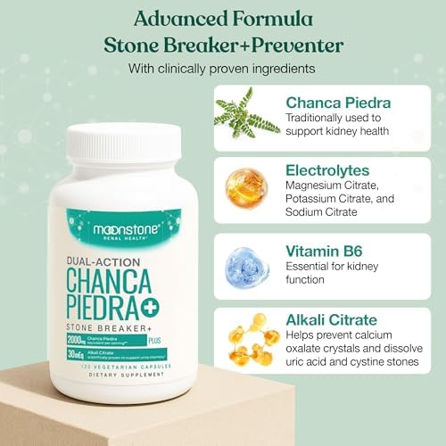 Chanca Piedra Stone Breaker, Suplemento Natural para Limpiar Riñones, Detox Urinario, 120 Cápsulas Veganas, Suministro para 30 Días, Sin Azúcar - imagen 5