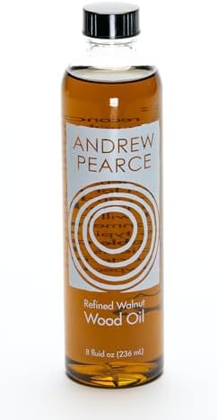 Acondicionador de Aceite para Tazones de Madera Premium Andrew Pearce de Nuez 8oz - Aceite Grado Alimenticio para Tazones y Tablas de Cortar - imagen 1