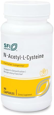 Klaire Labs SFI Health N-Acetil-L-Cisteína 500mg - Suplemento Aminoácido Precursor de Glutatión - Protección Antioxidante Celular (90 Cápsulas) - imagen 1