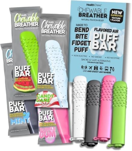 Inhalador Sin Humo Breathe Stick - Herramienta de Aromaterapia, Difusor Portátil de Aire Fresco, Accesorio de Bienestar de Silicona, Set de 4 - imagen 1