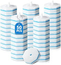 50 Piezas de Repuestos para Cepillo de Inodoro, Cabezas Desechables para Limpieza de Baño, Compatibles con Cepillos y Fregadores, Paquete Local - imagen 1