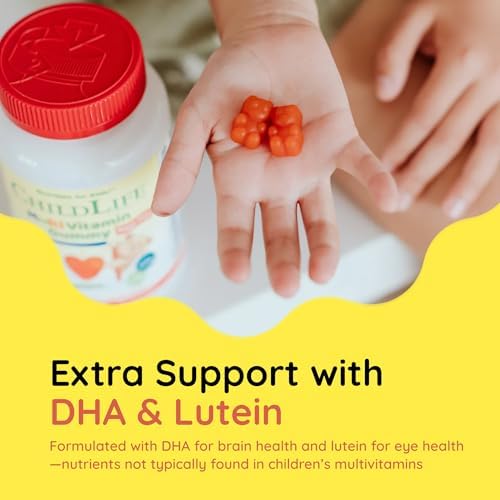 Gomitas Multivitamínicas CHILDLIFE ESSENTIALS para Niños - Vitaminas para Niños, Suplemento Sin Azúcar con DHA, Sabor Fresa Natural, 90 Unidades - imagen 6