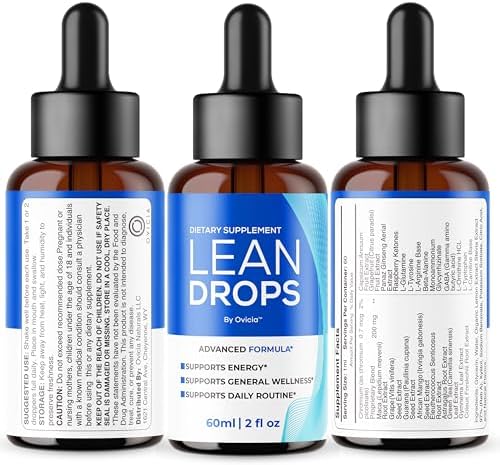 Paquete de 2 Lean Drops - Fórmula Líquida Avanzada, Soporte Diario Premium, Máxima Potencia, Ingredientes 100% Naturales, 2 Botellas para 2 Meses - imagen 4