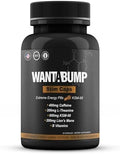 Want A BUMP [Original] Pastillas de Energía Extrema | 400mg de Cafeína | Vitaminas B | 600mg de Ashwagandha | 200mg de Melena de León | 200mg de - imagen 1