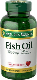 Aceite de Pescado Nature's Bounty, 200 Cápsulas - imagen 1