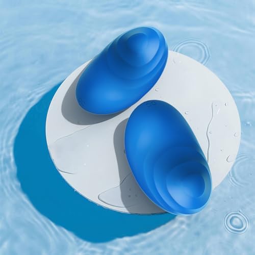 Masajeador Facial Personal Junroaly, Masajeador de Cuello y Espalda, Mini Masajeador Eléctrico Inalámbrico Multifuncional para Mujeres (Azul) - imagen 4