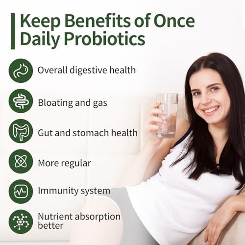 Probióticos para Mujeres y Hombres, 200 Mil Millones de UFC, 12 Cepas con 3 Prebióticos Orgánicos para la Salud Digestiva, Inmunidad, Energía - - imagen 3