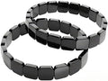 Pulsera de Hematites Shrandi para Hombre, 2 Piezas, Pulseras de Perlas Negras Naturales, Regalo de Moda para Novio o Esposo - imagen 1