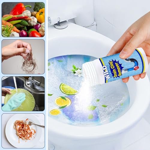 Desatascador de Drenaje Wild Tornado, Removedor Rápido de Atascos para Fregadero y Cocina (4 piezas) - imagen 2